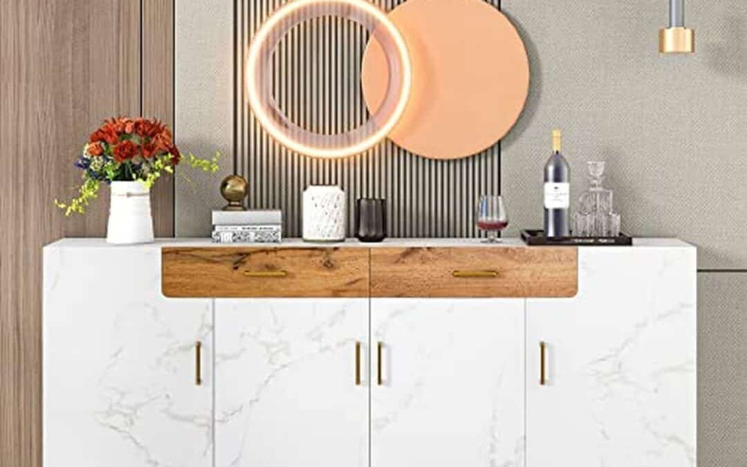 Test du buffet moderne Merax : rangement pratique et design