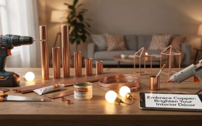 Adopter le cuivre : illuminez votre décoration intérieure