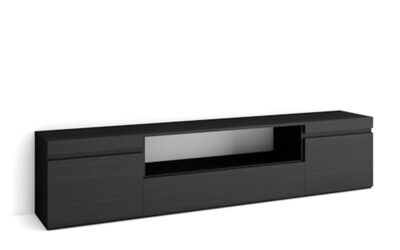 Test du meuble TV Skraut Home : espace de rangement moderne pour grands écrans