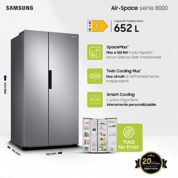 Découvrez notre analyse du réfrigérateur Samsung RS66A8101SL/EF : alliez grande capacité et consommation énergétique optimisée pour conserver vos aliments en toute sérénité.