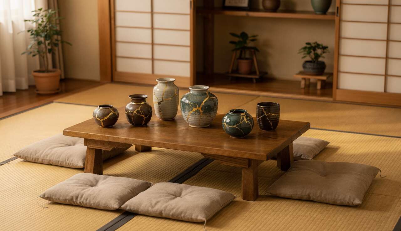 Mat&eacute;riaux utilis&eacute;s dans l'art du kintsugi