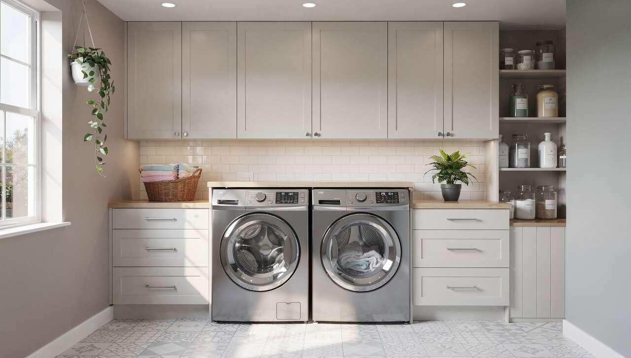 Les &eacute;l&eacute;ments essentiels pour une buanderie bien &eacute;quip&eacute;e