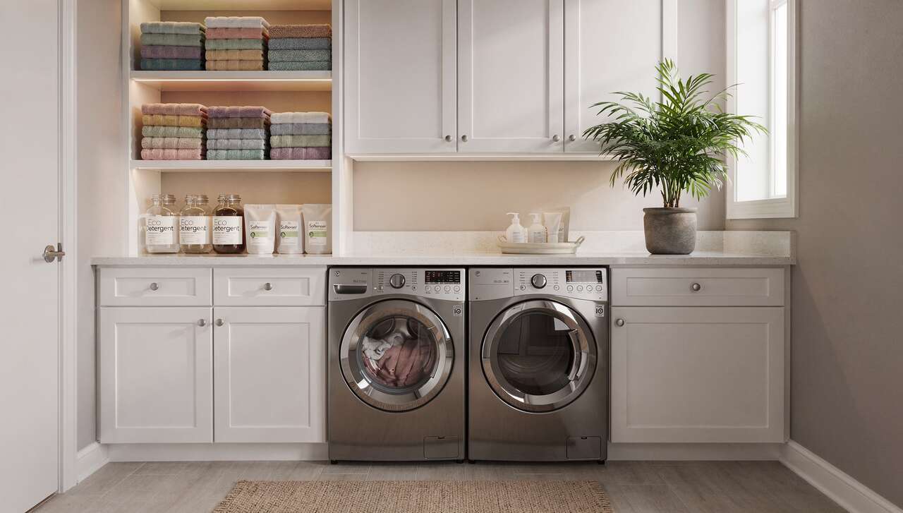 Id&eacute;es d&eacute;co pour une buanderie esth&eacute;tique et agr&eacute;able