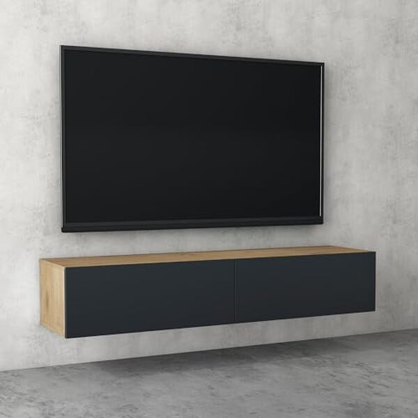Découvrez le meuble TV Doporro MBTV02, parfait pour un salon moderne grâce à son élégance et sa fonctionnalité pratique.
