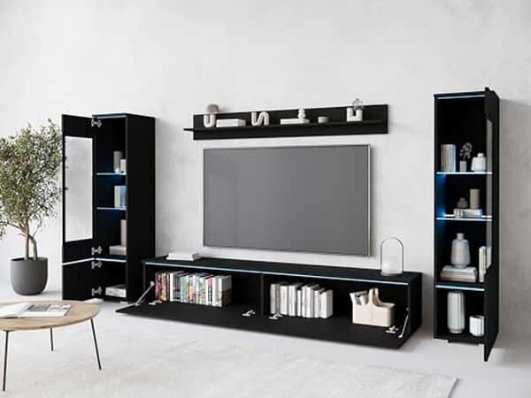 Découvrez notre analyse du salon Vera II de Muebles Slavic. Élégance moderne, design LED noir, avis d'experts et conseils pour intégrer cet atout dans votre intérieur.