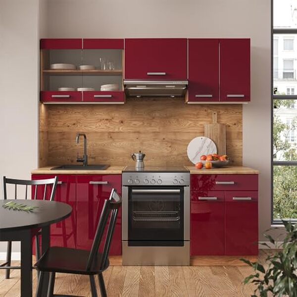 Découvrez notre test complet de la cuisine Vicco R-Line 200 cm rouge brillant : design moderne, fonctionnalités pratiques et avis détaillé pour un choix éclairé.