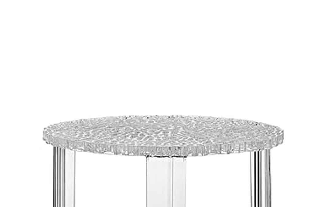 Avis sur la table Kartell 08500B4 : design transparent 60x60 cm
