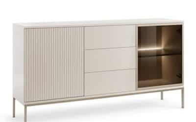 Avis sur le buffet Komodee Laval KSZ154 : cachemire et lamelles stylées