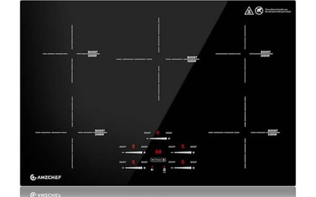 Test : aMZCHEF plaque à induction 80cm, 5 zones, 9500W