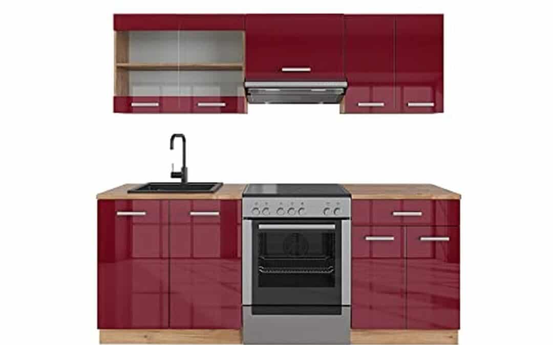 Test de la cuisine Vicco R-Line 200 cm rouge brillant