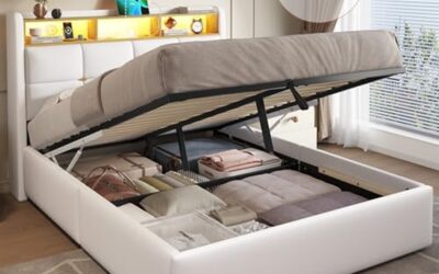 Test du lit coffre Dictac avec LED et prise : rangement et confort au rendez-vous