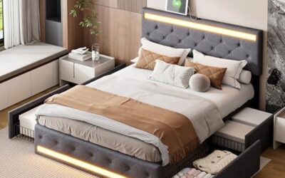 Test du lit TIMORWTF 160×200 avec LED et rangements pratiques