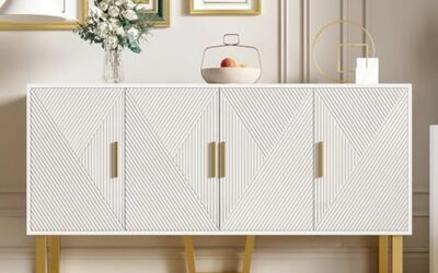 Test du luxueux buffet Lululwa : design moderne et portes texturées
