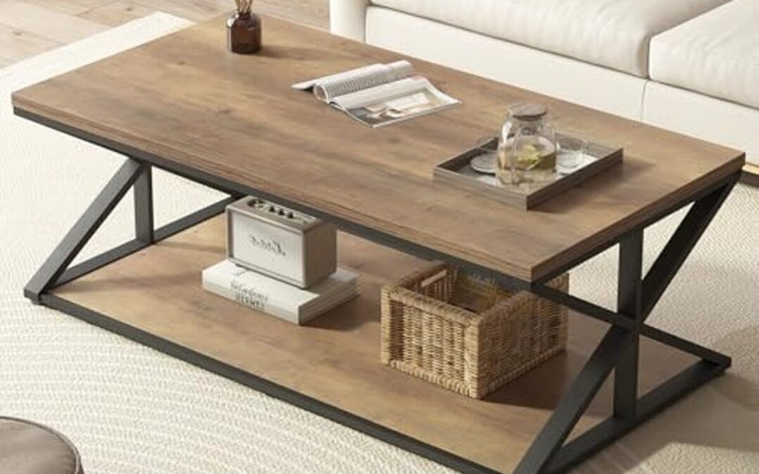 Test : table basse Launica 120 cm en chêne rustique