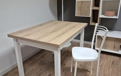 Test : table extensible icreo ERMES chêne naturel