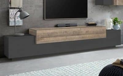 Test : meuble tv Nico Dmora, l’italien anthracite en érable